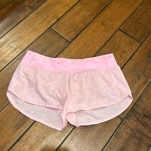 Lululemon Women’s Pink Speed Up Shorts Size 6